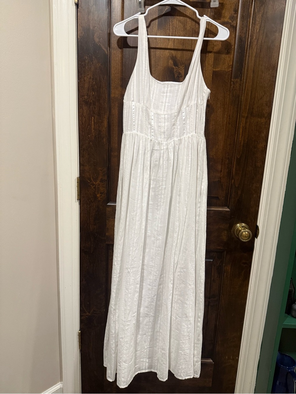 NEW WITH TAGS PRINCESS POLLY White Maxi Eyelet Sundress